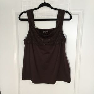 Cato Ladies Camisole Top Brown Size L